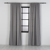 FLOSIA Fluffy Pom Pom Panel Curtain – Gray